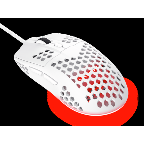 TRUST Žični gaming miš GXT928W HELOX, bela - 25389-1