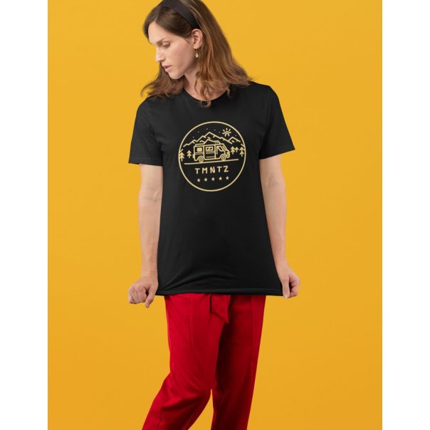 TAMANITZA Ženska crna majica KAMPER - Tamanitza70