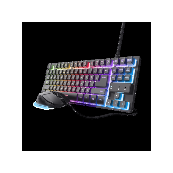TRUST Gaming tastatura i miš GXT 798, crna - 25586-1