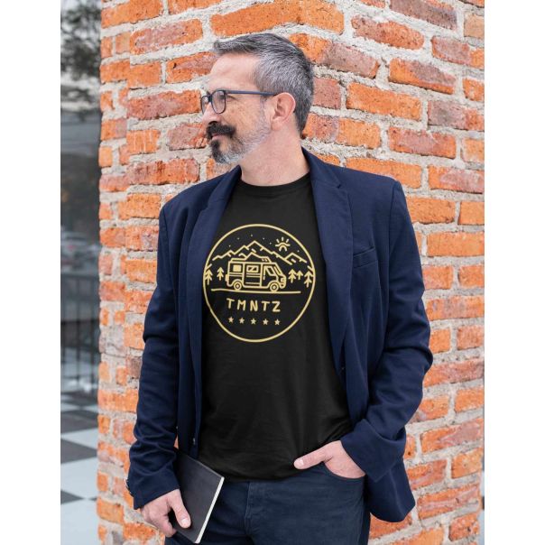 TAMANITZA Muška crna majica KAMPER - Tamanitza85