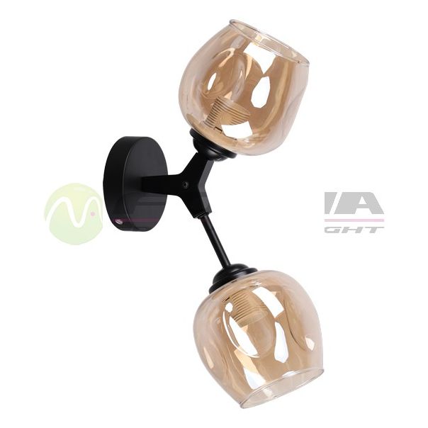 FORMA Zidna lampa F7268-2Z BK - 003751