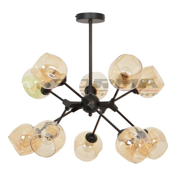 FORMA Luster 10xE27 F7268-10L BK - 003750