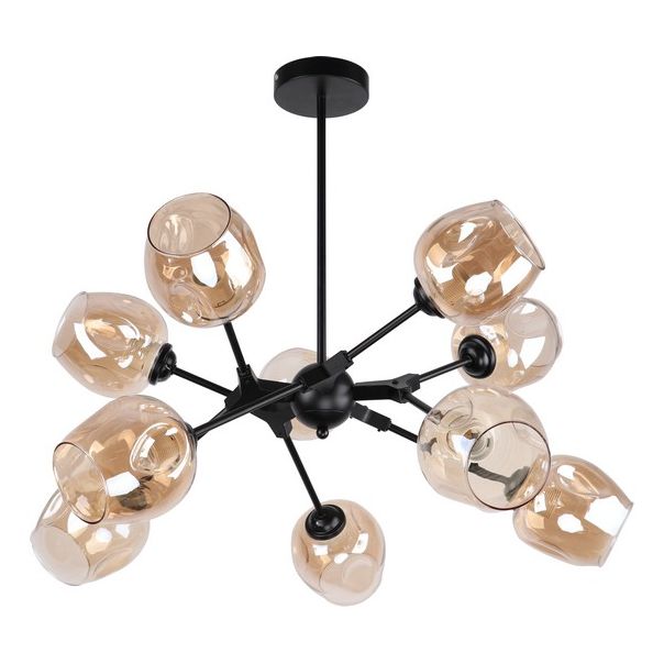 FORMA Luster 10xE27 F7268-10L BK - 003750