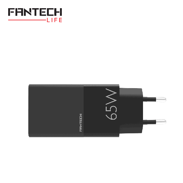 FANTECH Kućni punjač CWG301 2xPD + QC 65W, crna - EP2832605