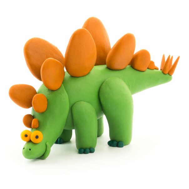 HEY CLAY Glina Dinos - 3 cans - Stegosaurus - 26020