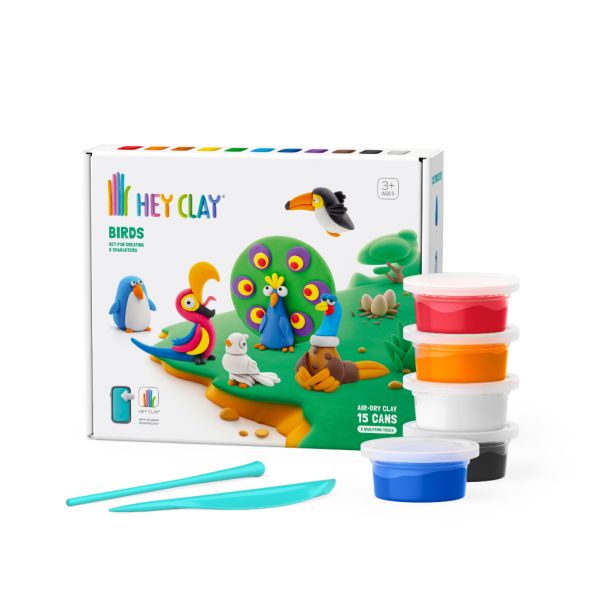 HEY CLAY Glina Birds - 15 cans - 26050