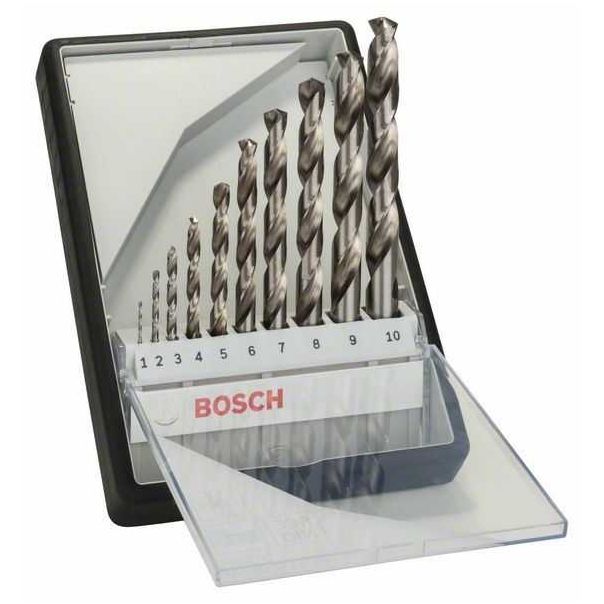 BOSCH 10-delni Robust Line set burgija za metal HSS-G, 135° 2607010535 - 2607010535