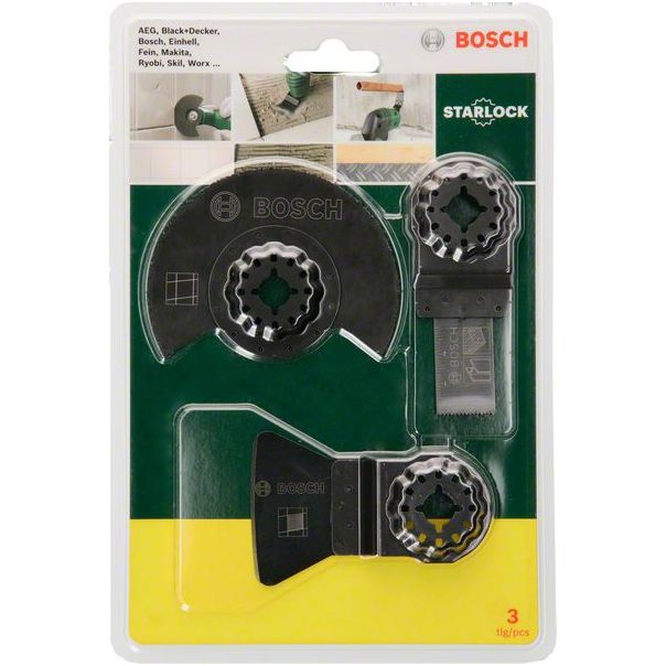 BOSCH Trodelni set za pločice Starlock za višenamenske uređaje - 2607017324