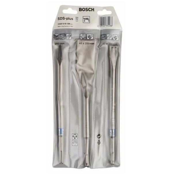BOSCH Komplet dleta 3/1, SDS plus, 0/20/40 mm - 2607019159