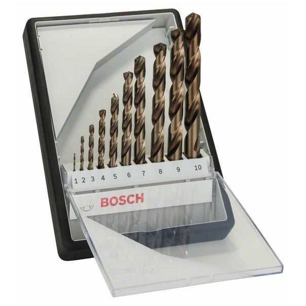BOSCH Set burgija za metal 10/1 Robust Line HSS-Co, 1–10 mm - 2607019925