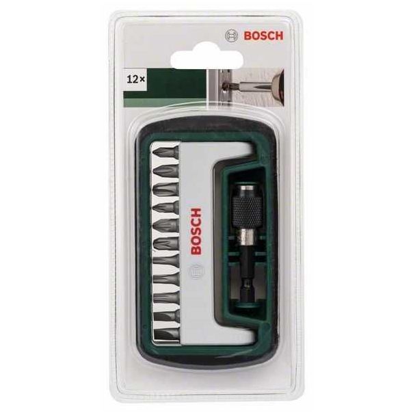BOSCH 12-delni set bitova odvrtača Standard, mešani (S, PH, PZ, T) - 2608255994