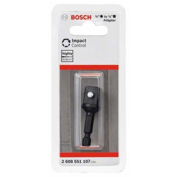 BOSCH Adapter za umetke nasadnih ključeva 2608551107, 1/2