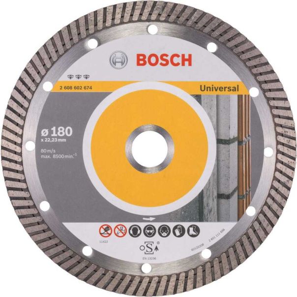 BOSCH Dijamantske rezne ploče Best for Universal Turbo dijamantska rezna ploča - 2608602674