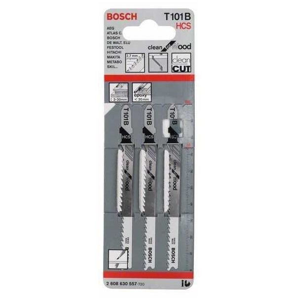 BOSCH List ubodne testere T 101 B Clean for Wood 3/1 - 2608630557