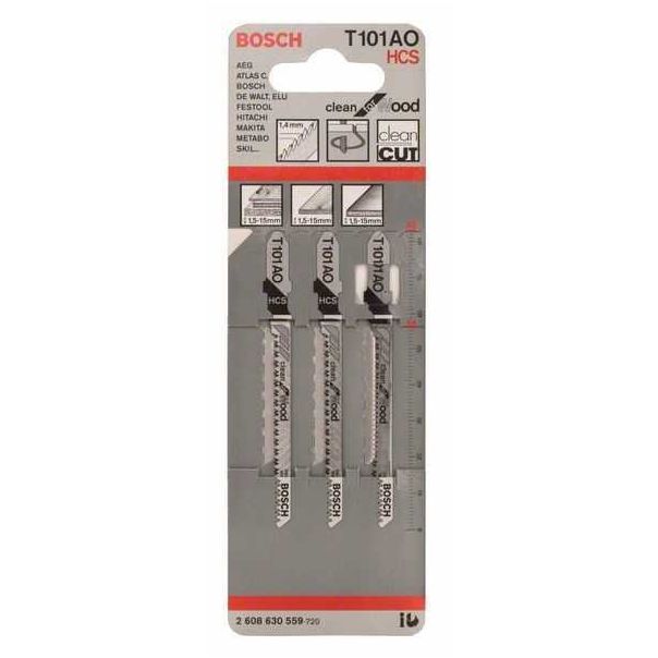BOSCH List ubodne testere T 101 AO Clean for Wood 3/1 - 2608630559