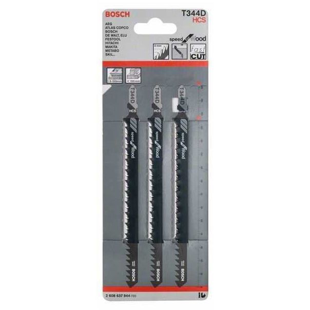 BOSCH List ubodne testere T 344 D Speed for Wood 3/1 - 2608637944