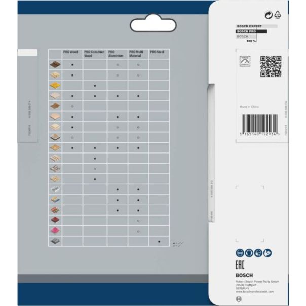 BOSCH List kružne testere Multi Material 160x2.4x20mm - 2608640503