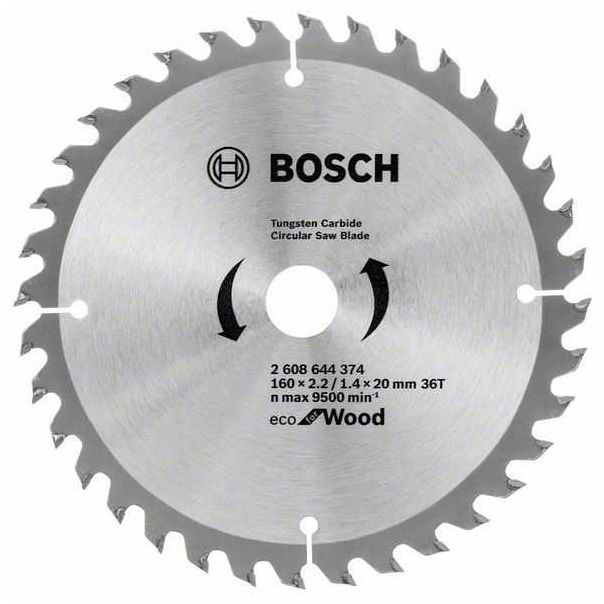 BOSCH List kružne testere za drvo Ø160x2,2x20/36z Eco - 2608644374