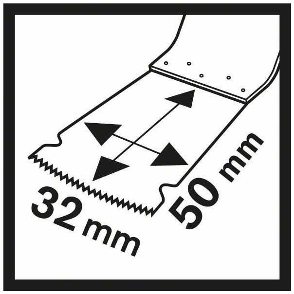 BOSCH BIM list testere za uranjanje AIZ 32 APB Wood and Metal 2608661629, 50 x 32 mm - 2608661629