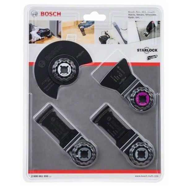 BOSCH 4-delni set za pod/ugradnju ACZ 85 EB (1x); AIZ 32 BSPB (1x); AIZ 32 EPC (1x); ATZ 52 SC (1x) - 2608661696