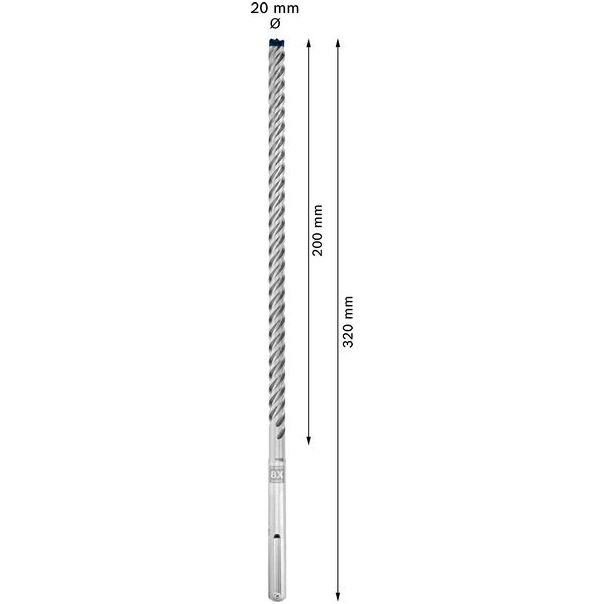 BOSCH EXPERT Burgija za udarne bušilice SDS max-8X od 18x400x540 mm - 2608900222