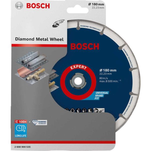 BOSCH EXPERT Dijamantska rezna ploča za sečenje metala Best for Metal od 180x22,23 mm - 2608900535