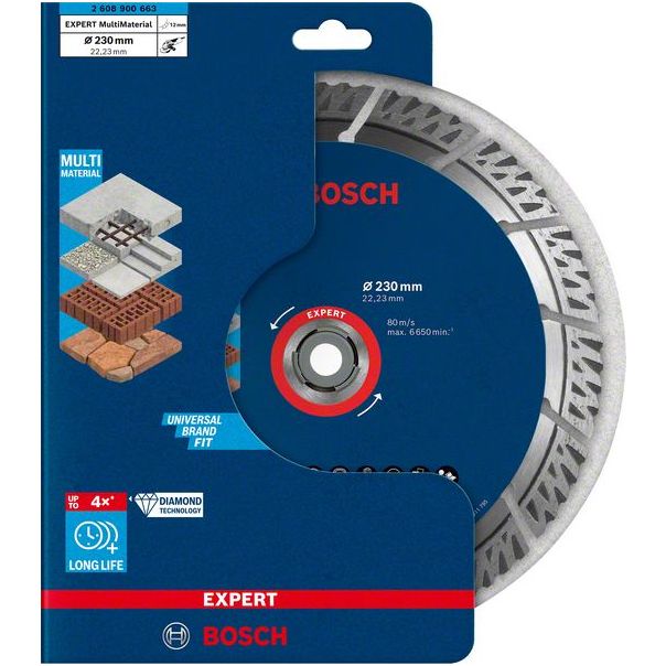 BOSCH Dijamantska rezna ploča od 230x22,23x2,4x15 mm Expert Multi Material - 2608900663