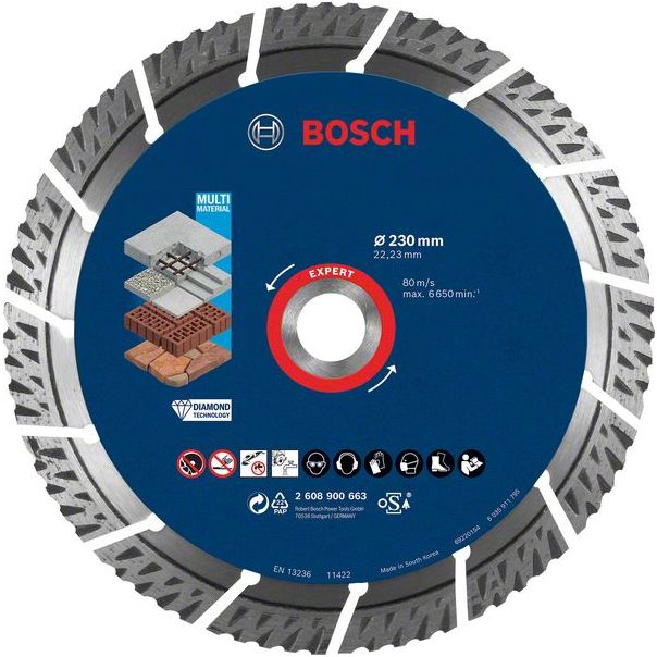 BOSCH Dijamantska rezna ploča od 230x22,23x2,4x15 mm Expert Multi Material - 2608900663
