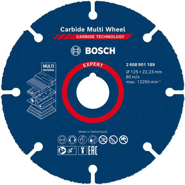 BOSCH Rezna ploča od 125 mm, 22,23 mm Expert Carbide Multi Wheel - 2608901189