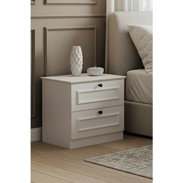 HANAH HOME Noćni ormarić Mira, bela - EP3056798