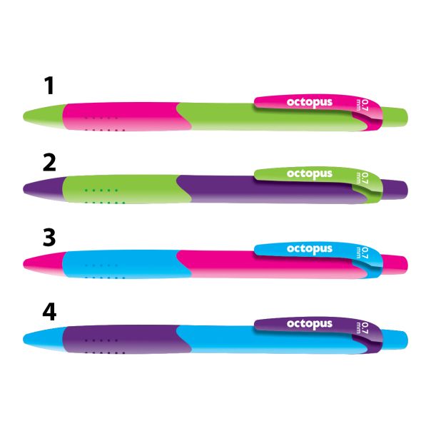 OCTOPUS Hemijska olovka Kids plava 0,7mm 1/1 unl-0450 - 26107