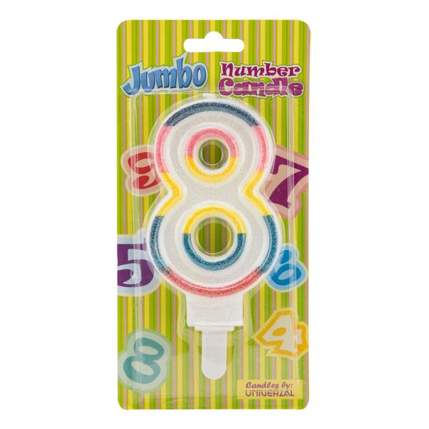SveĆa roĐendanska broj 8 jumbo uni-line unl-1052 - 26137
