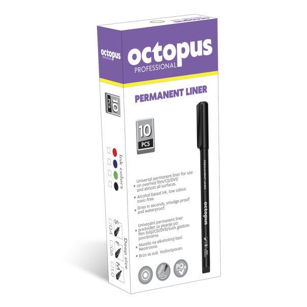 OCTOPUS Liner zeleni permanent 0.4mm s  unl-0780 - 26208-1