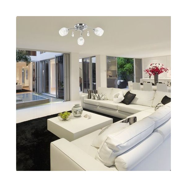 Rabalux Plafonjera Melissa E14 3x MAX 60W hrom (2621) - 2621