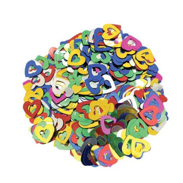 Dekorativne konfete srca 15x14mm 14g unl-0838 - 26227