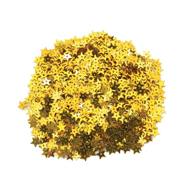 Dekorativne konfete zvezde zlatne 7x7mm 14g unl-0852 - 26241
