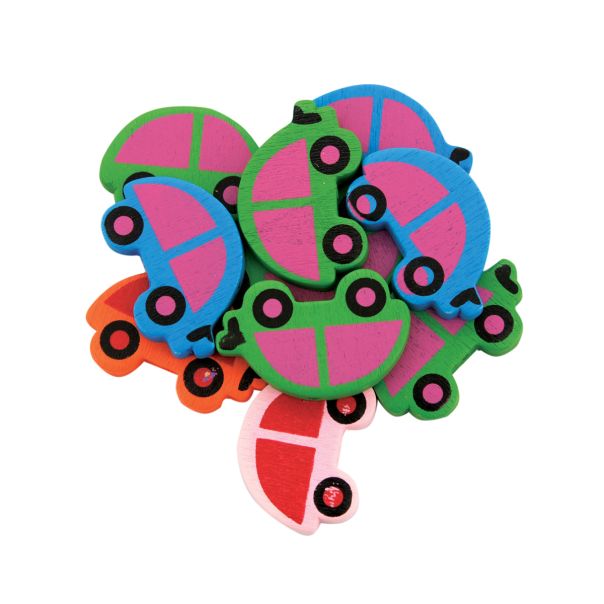 UNI LINE Dekorativni autiĆi od drveta 35x22mm 10kom unl-0882 - 26271