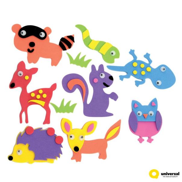 OCTOPUS Dekorativne životinje set eva pena 18x11mm 8kom unl-0898 - 26287-1