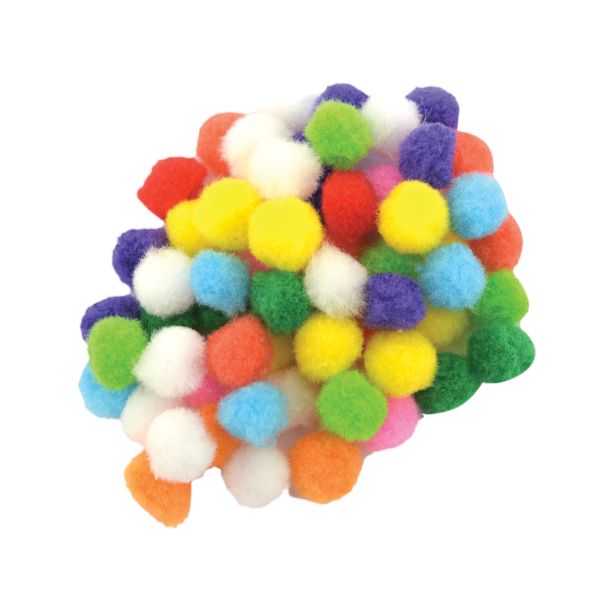 OCTOPUS Dekorativne pom pom loptice 15mm 60kom unl-0902 octopus - 26291-1