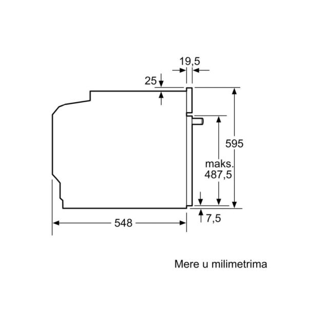 BOSCH Ugradna rerna HBG536ES3 - HBG536ES3