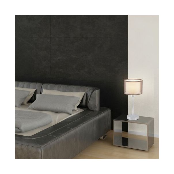 Rabalux Noćna svetla Anastasia E27 1x MAX 60W hrom (2631) - 2631