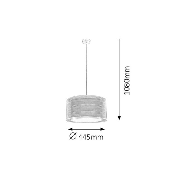 Rabalux Visilica Anastasia E27 1x MAX 60W hrom (2632) - 2632