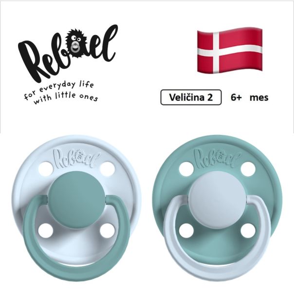 REBAEL cucle, 6+ mes, 2 komada, Petrolej plava, RBL26332366 - EP3221639