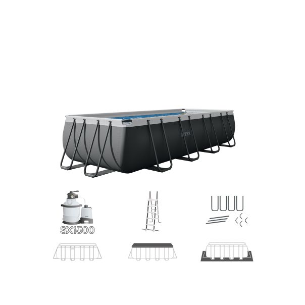INTEX Bazen sa metalnim okvirom i peščanom pumpom 549 x 274 x 132 cm, 26356NP - 26356NP