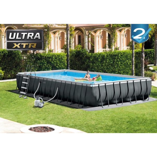 INTEX Bazen pvc 9.75m x4.88m x1.32m ultra xtr rectangular pool set - 26378NP