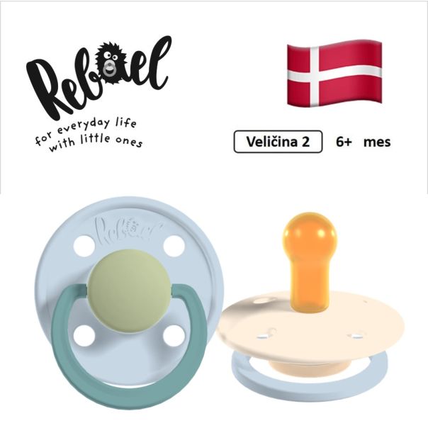 REBAEL cucle, 6+ mes, 2 komada, Svetloplava, RBL26392260 - EP3229409