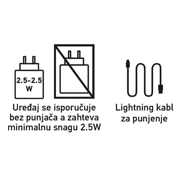 XWAVE Bluetooth slušalice E22 za iOS, bela - EP1931904