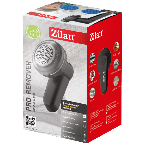 ZILAN Aparat za uklanjanje vlakana sa tkanine ZLN0201, crna - 26410