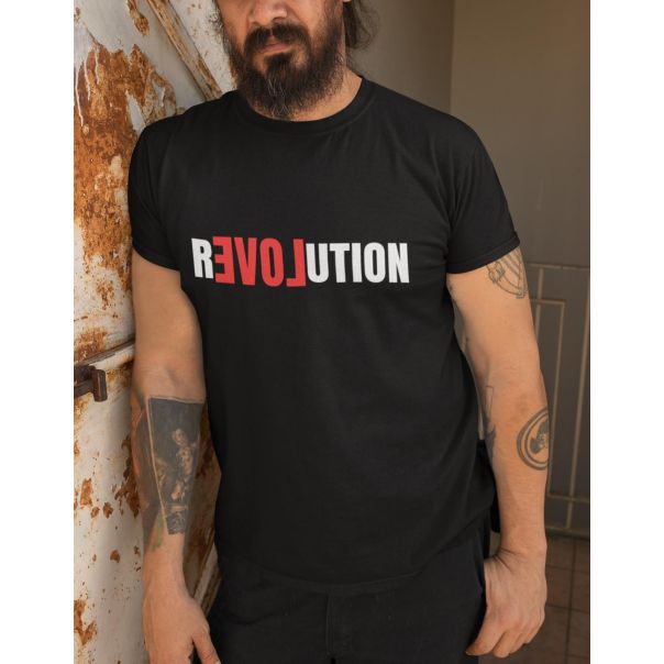 TAMANITZA Muška crna majica IN LOVE - Tamanitza83