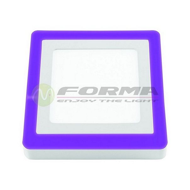 FORMA LED panel nadgradni 9W LPD-08-9S NW+RGB - 001201